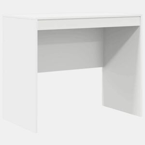 Secretária Escrivaninha de computador - Branco 90 x 50 x 76 cm Madeira processada