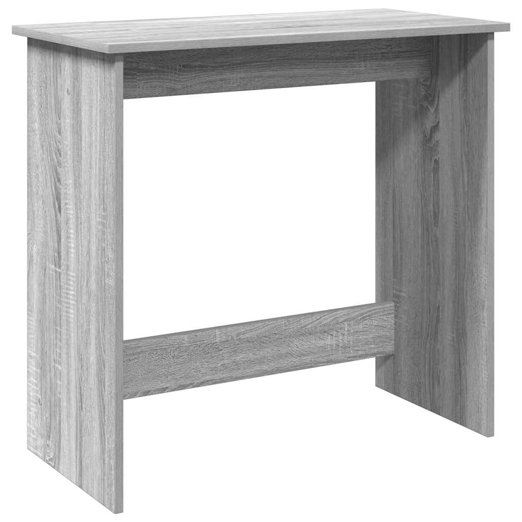 Escritorio - Mesa de Ordenador 80x40 Roble/ Gris