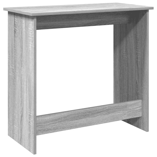Secretária Escrivaninha de computador - 80x40x75 cm derivados de madeira cor cinzento sonoma