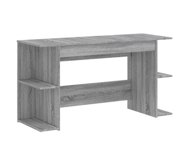 Escritorio - mesa de ordenador madera de ingeniería gris sonoma 140x50x75 cm