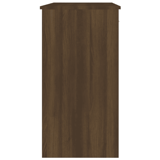 Secretária Escrivaninha de computador - 80x40x75 cm derivados de madeira carvalho castanho