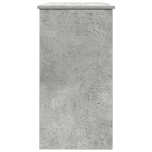 Secretária Escrivaninha de computador - 80x40x75 cm contraplacado cinzento cimento