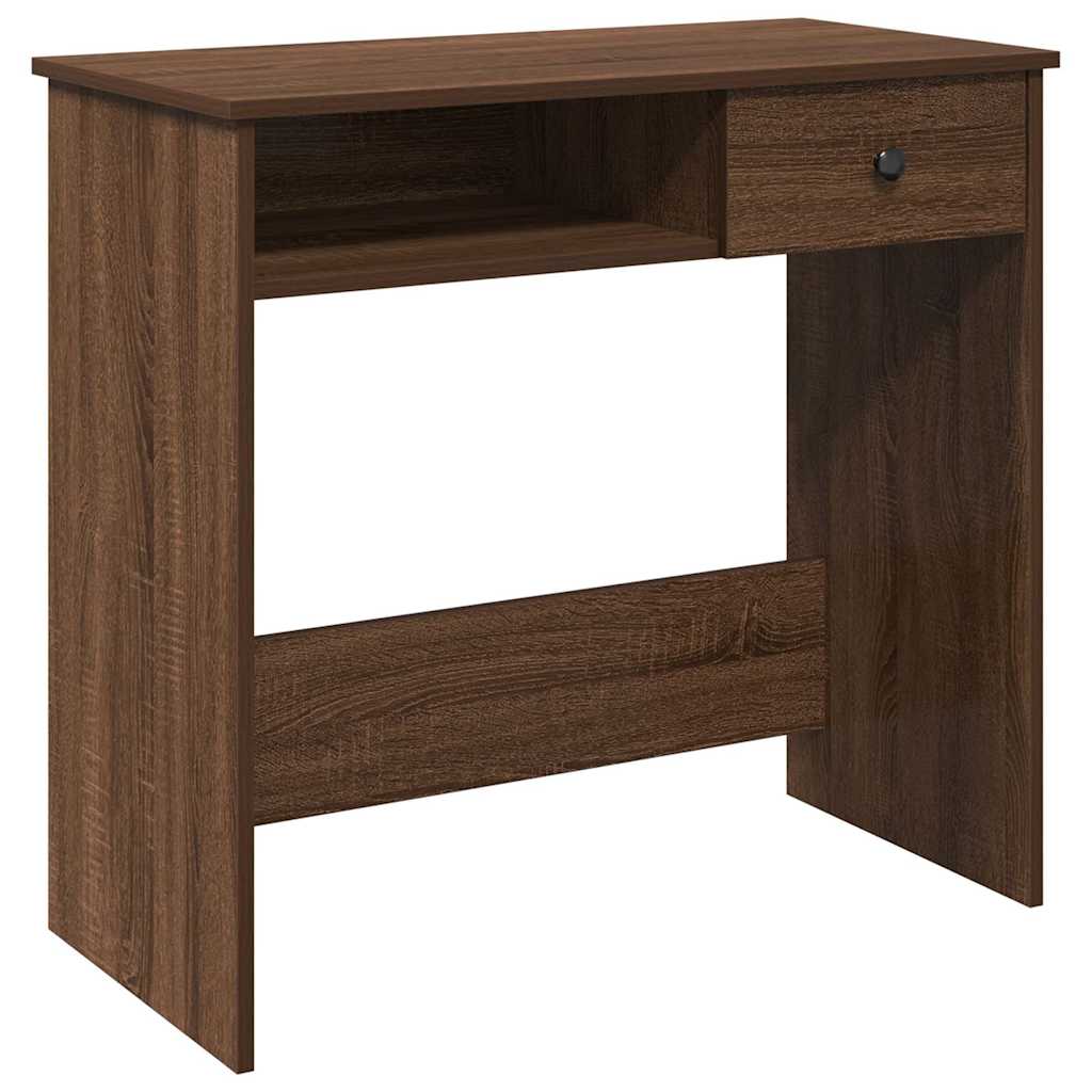 Escritorio - Mesa de Ordenador 80x40 Madera Oscura