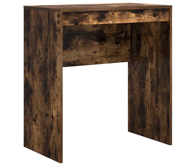 Escritorio - mesa de ordenador roble ahumado 70 x 40 x 76 cm madera contrachapada