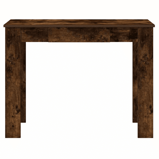 Secretária Escrivaninha de computador - 100x45x75 cm derivados madeira cor carvalho fumado