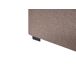 Beliani Cama matrimonial Tela Baronet 183x207 Beliani Cama matrimonial Tela Baronet 183x207 Crema