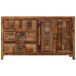 Aparador de madera con 2 puertas y 3 cajones Aparador de madera con 2 puertas y 3 cajones Marrón