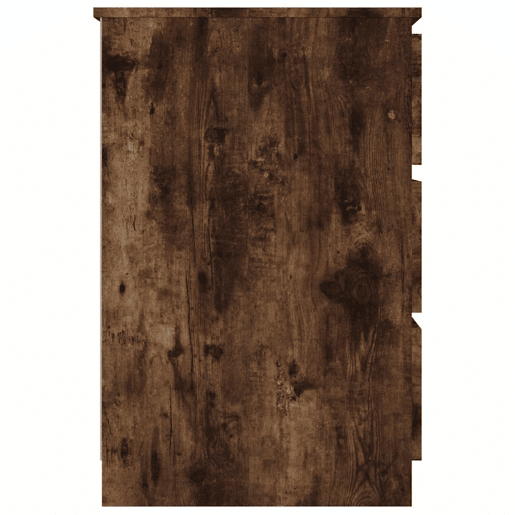 Secretária Escrivaninha de computador - 140x50x77 cm derivados de madeira carvalho fumado