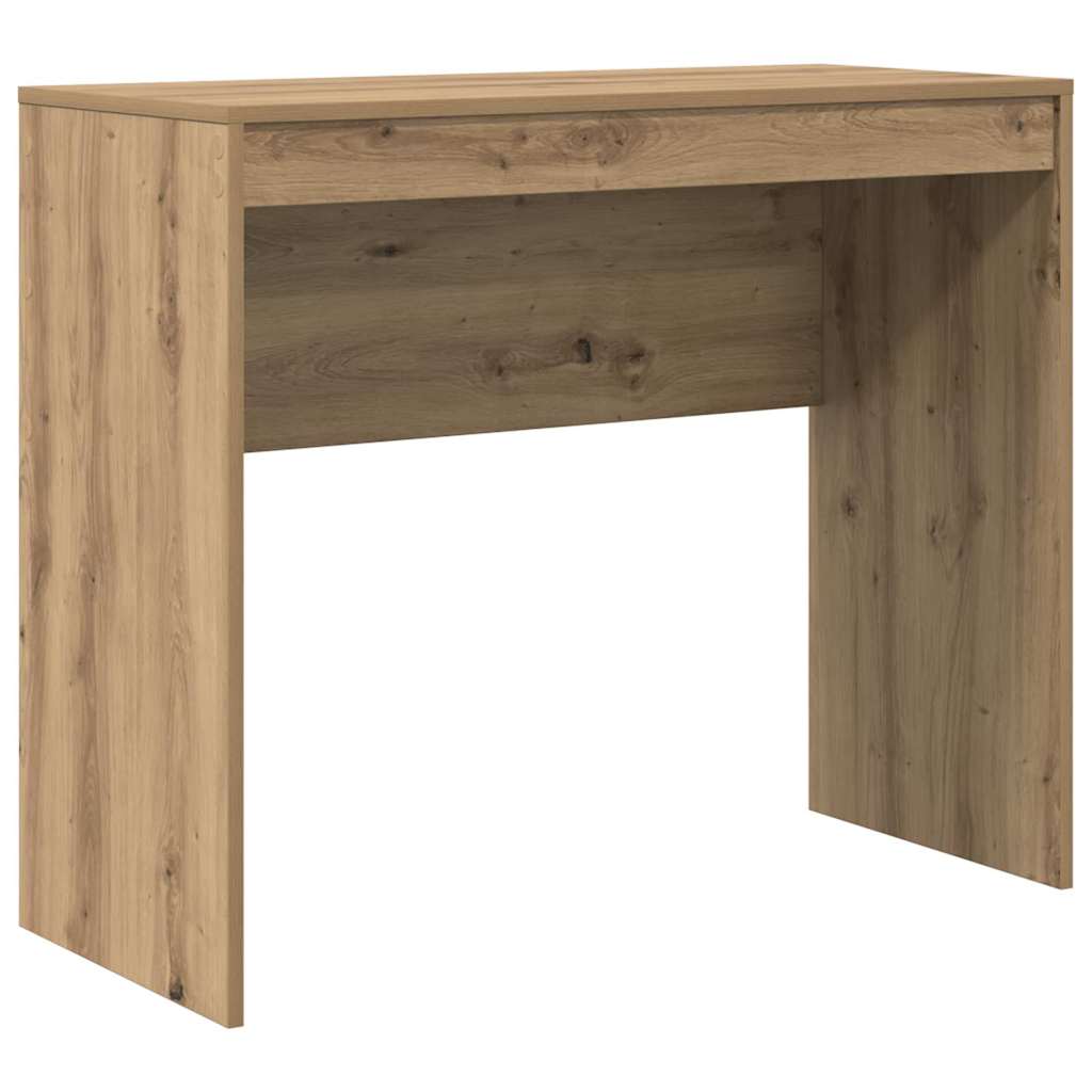Escritorio - mesa de ordenador roble artisan 90 x 40 x 76 cm madera contrachapada