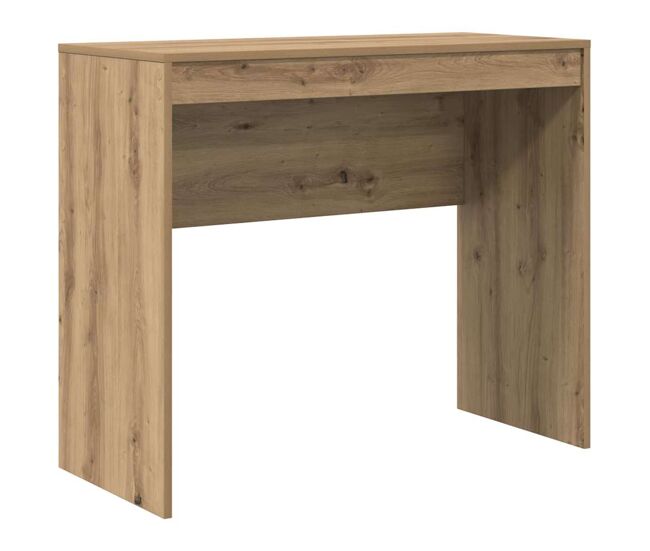 Escritorio - mesa de ordenador roble artisan 90 x 40 x 76 cm madera contrachapada