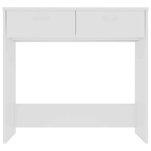 Secretária Escrivaninha de computador - 80x40x75 cm derivados de madeira branco
