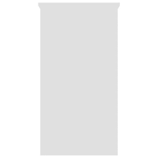 Secretária Escrivaninha de computador - 80x40x75 cm derivados de madeira branco