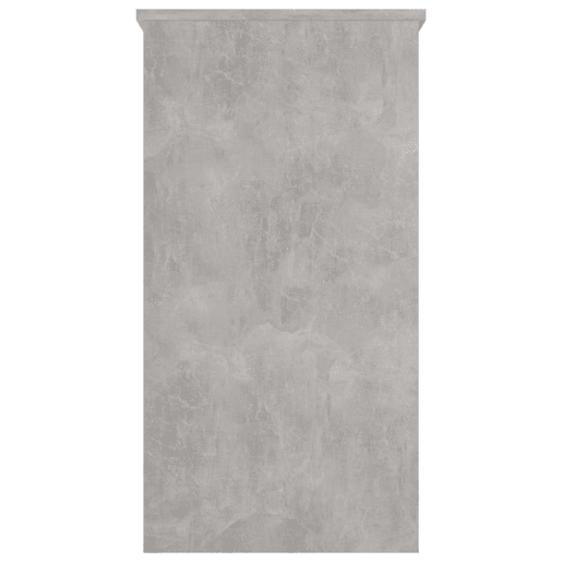 Secretária Escrivaninha de computador - 80x40x75 cm derivados de madeira cinzento cimento
