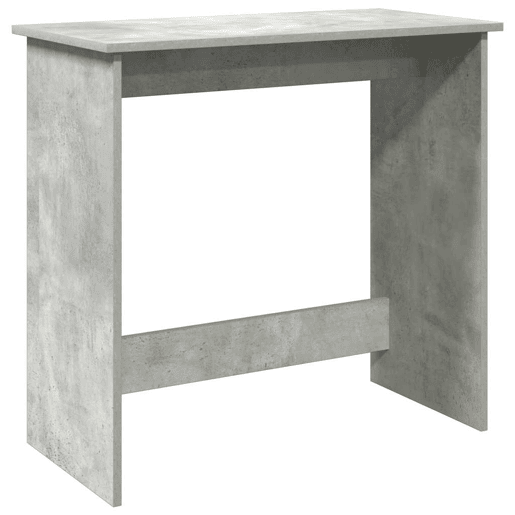 Secretária Escrivaninha de computador - 80x40x75 cm contraplacado cinzento cimento
