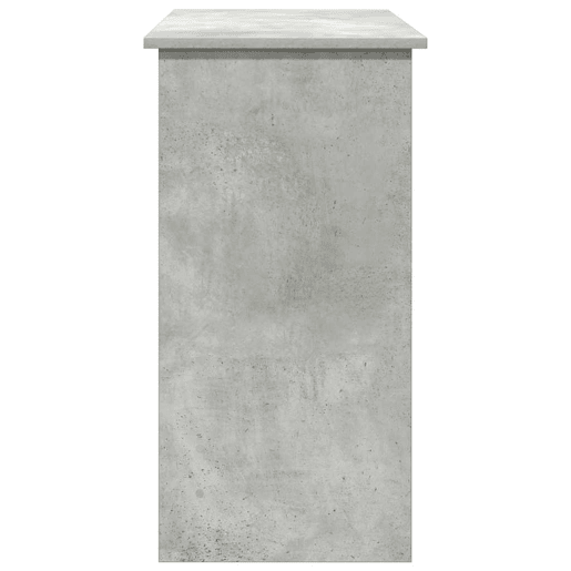 Secretária Escrivaninha de computador - 80x40x75 cm contraplacado cinzento cimento