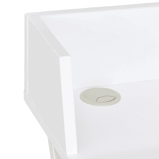Secretária Escrivaninha de computador - 80x50x84 cm branco