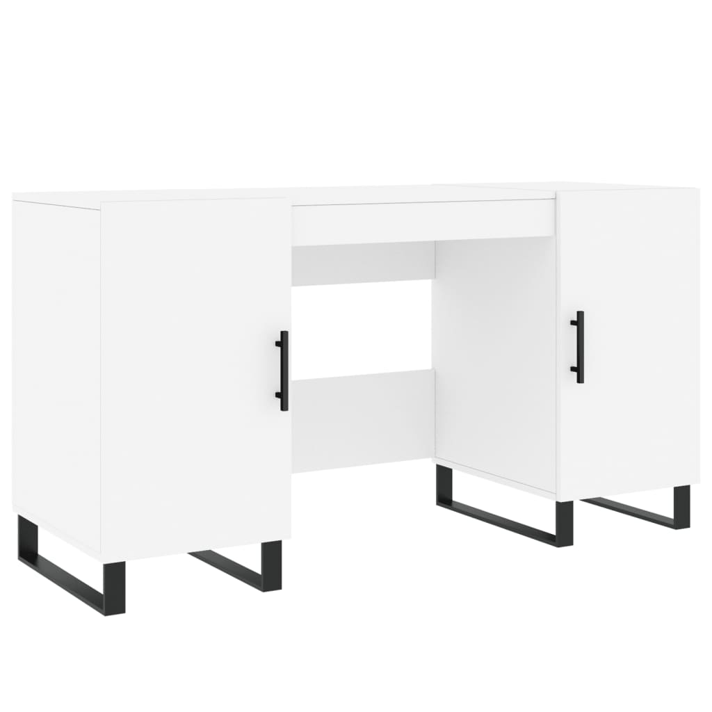 Escritorio - mesa de ordenador madera de ingeniería blanco 140x50x75 cm