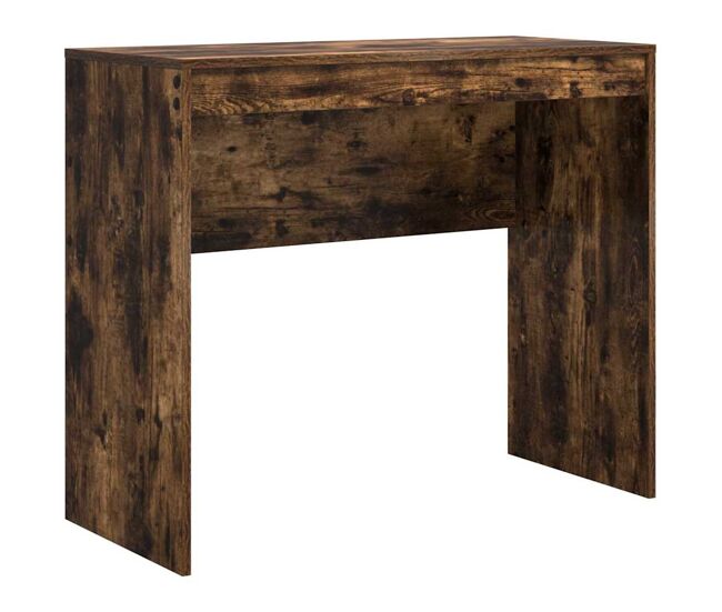 Escritorio - mesa de ordenador roble ahumado 90 x 40 x 76 cm madera contrachapada