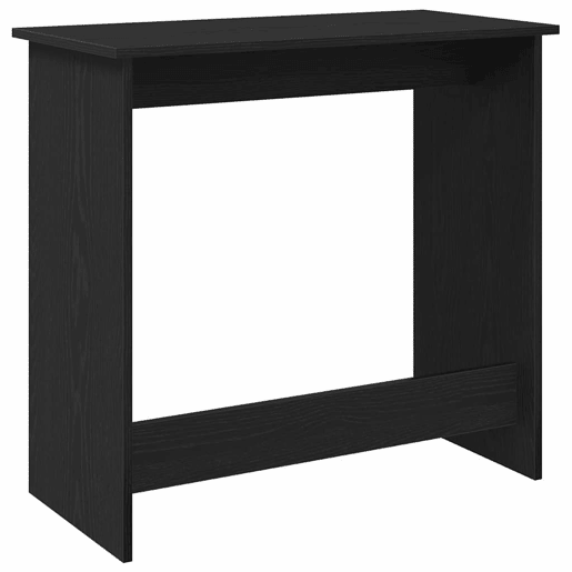Secretária Escrivaninha de computador - 80x40x75 cm contraplacado preto