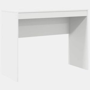Secretária Escrivaninha de computador - Branco 100 x 40 x 76 cm Madeira processada