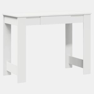 Secretária Escrivaninha de computador - 100x45x75 cm derivados de madeira branco