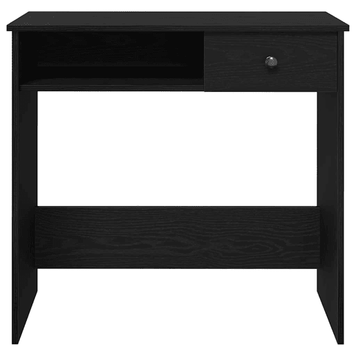 Secretária Escrivaninha de computador - 80x40x75 cm contraplacado preto