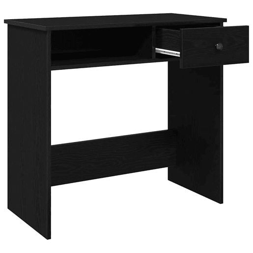Secretária Escrivaninha de computador - 80x40x75 cm contraplacado preto