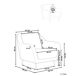 Beliani Sillón Eiby Beliani Sillón Eiby Blanco