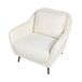 Beliani Sillón Eiby Beliani Sillón Eiby Blanco