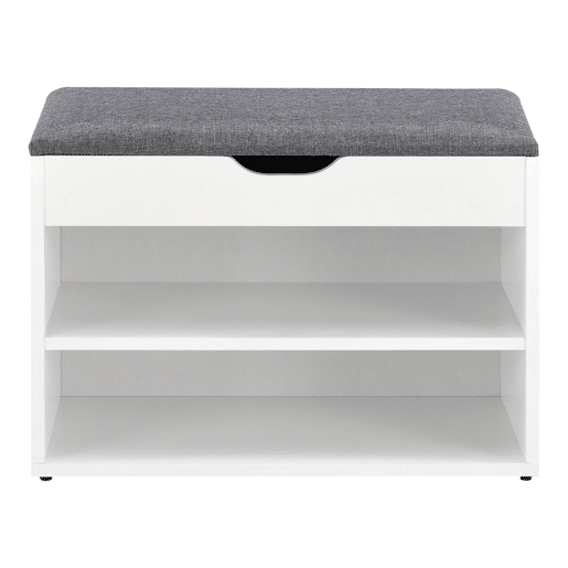 Banco de sapatos 46 x 60 x 30 cm branco cinza 03_0007656