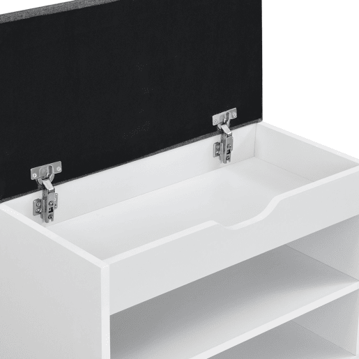 Banco de sapatos 46 x 60 x 30 cm branco cinza 03_0007656