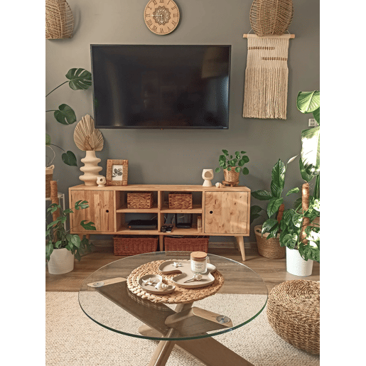Beliani Mesa de TV CHANDLER Beliani Mesa de TV CHANDLER