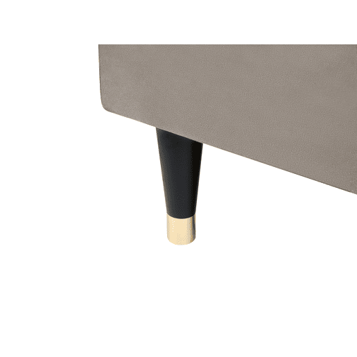 Beliani Cama continental com arrumação Veludo DAME