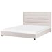 Beliani Cama de agua Tela Rouen 188x214 Beliani Cama de agua Tela Rouen 188x214 Beige