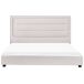Beliani Cama de agua Tela Rouen 188x214 Beliani Cama de agua Tela Rouen 188x214 Beige