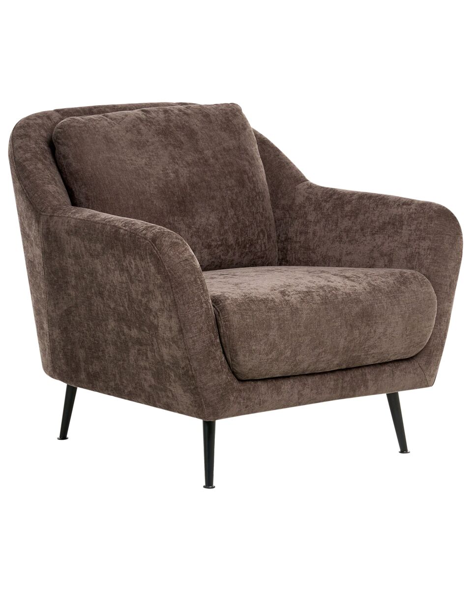 Beliani Sillón Eiby Marrón Medio
