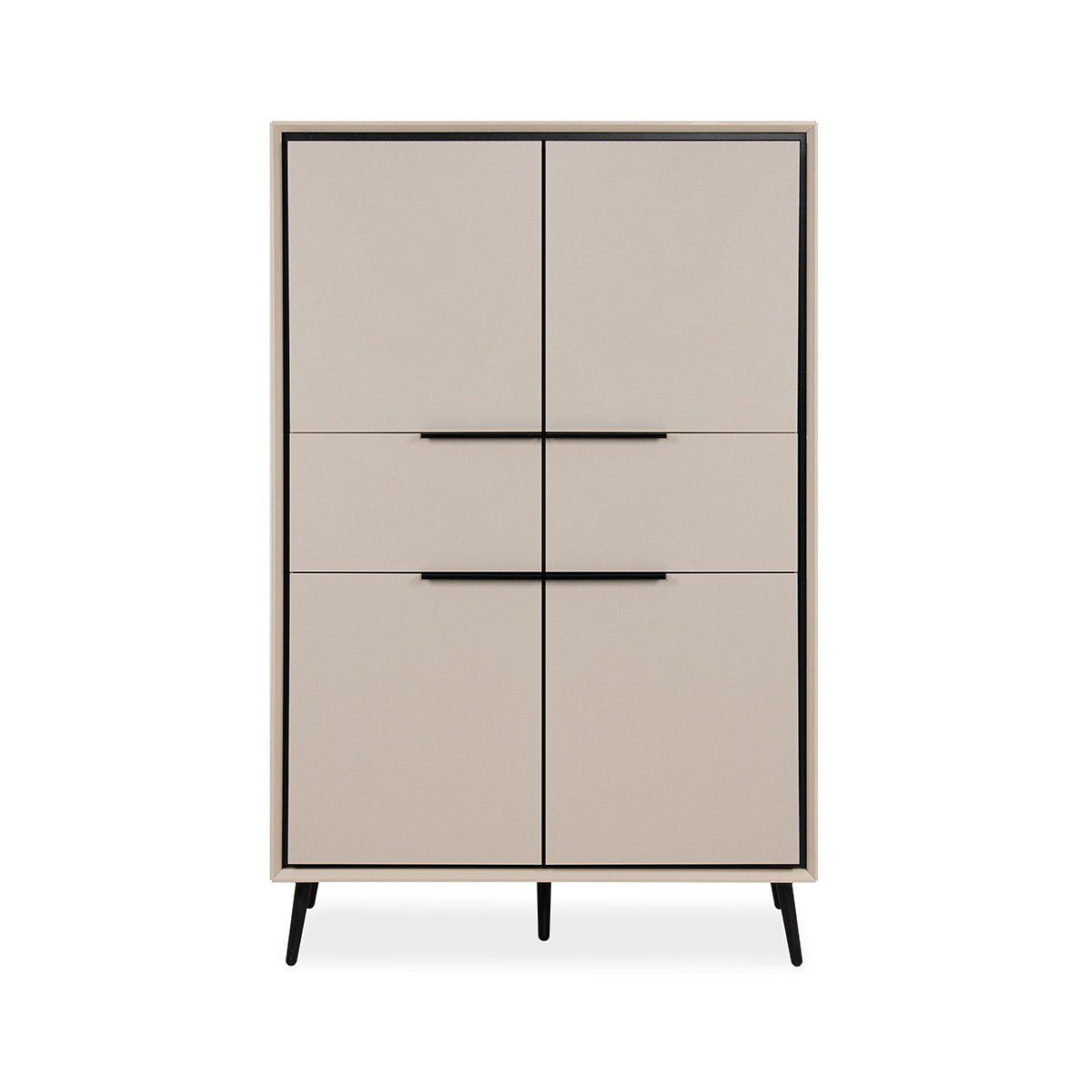 Aparador ARONA 90 Negro/ Beige