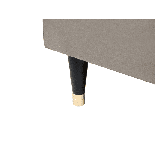 Beliani Cama continental com arrumação Veludo DAME