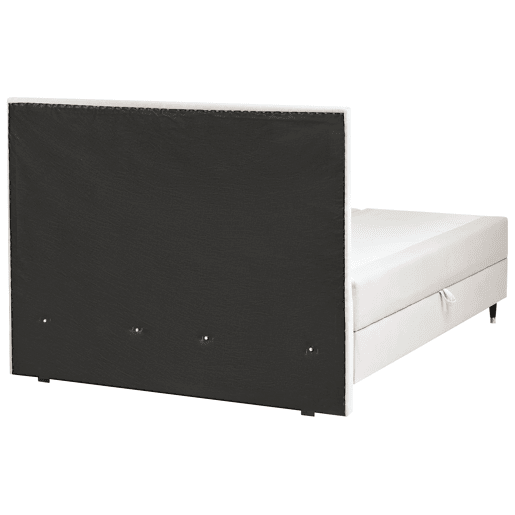 Beliani Cama continental com arrumação Veludo DAME Beliani Cama continental com arrumação Veludo DAME