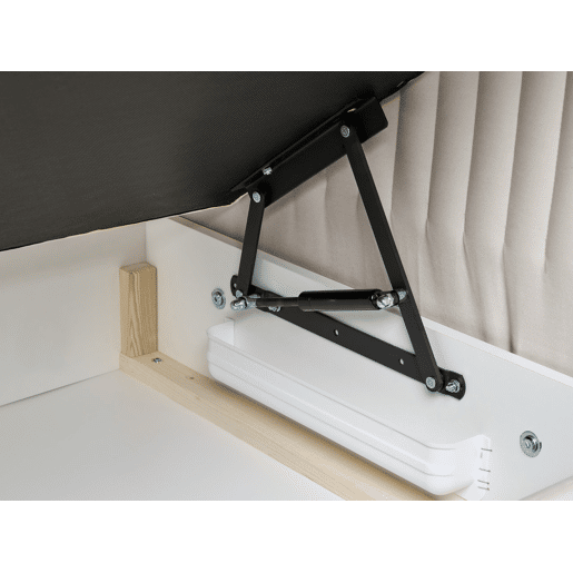 Beliani Cama continental com arrumação Veludo DAME Beliani Cama continental com arrumação Veludo DAME