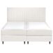 Beliani Cama matrimonial Terciopelo Dame 182x207 Beliani Cama matrimonial Terciopelo Dame 182x207 Crema