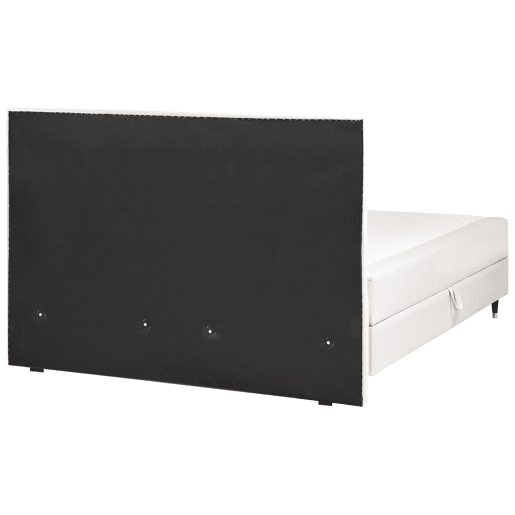 Beliani Cama continental com arrumação Veludo DAME