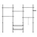 SoBuy Perchero telescópico resistente, KLS04-II-SCH SoBuy Perchero telescópico resistente, KLS04-II-SCH Negro