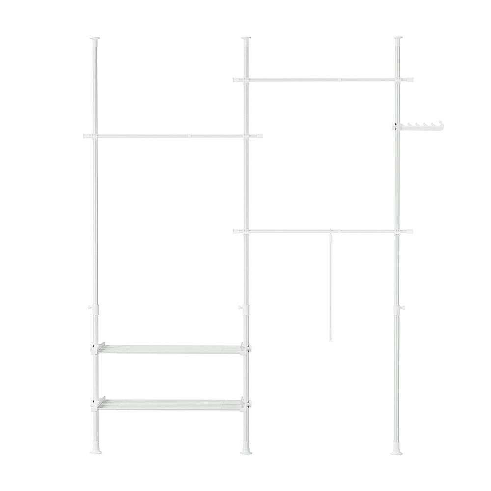 SoBuy Perchero telescópico resistente, FRG34-II-W