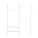 SoBuy Perchero telescópico resistente, FRG34-II-W SoBuy Perchero telescópico resistente, FRG34-II-W Blanco