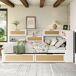 Camas individuales 166x225 Camas individuales 166x225 Blanco