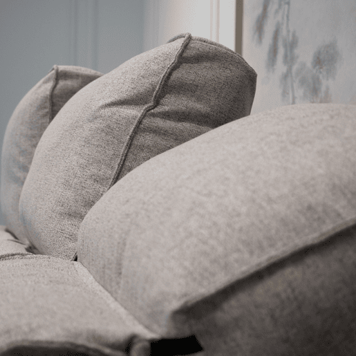 Sofá-Cama Chaise Longue BUDWING Harper Cinzento - 4 Lugares - 248,5x156x103 cm