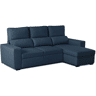 Sofá-Cama Chaise Longue BUDWING Harper Azul - 4 Lugares - 248,5x156x103 cm