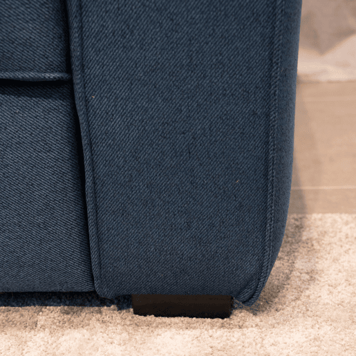Sofá-Cama Chaise Longue BUDWING Harper Azul - 4 Lugares - 248,5x156x103 cm
