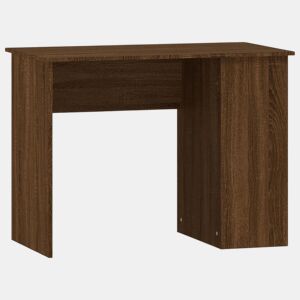 Secretária Escrivaninha de computador - 100x55x75 cm derivados de madeira carvalho castanho